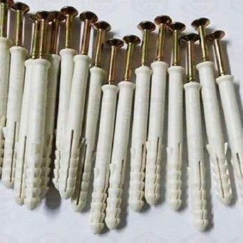 Vít Lắp Đặt M6x80mm và M10x100mm sắt 7 màu kèm nở nhựa