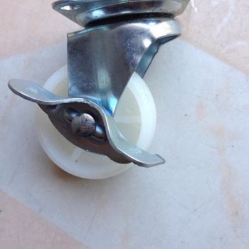 bánh xe nhựa trắng