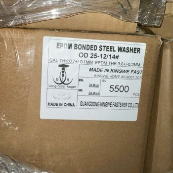 Long đen liền cao su mạ kẽm chống dột KWF